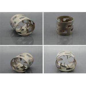AISI304 Metal Random Packing Low Pressure Drop For Distillation Tower 50mm