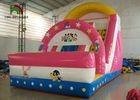 PVC Tarpaulin Kid Theme Inflatable Dry Slide With Bounce House For Amusement