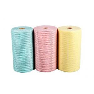 China Cellulose Polyester Hotel Restaurant Wave Wiping Rag Disposable on sale