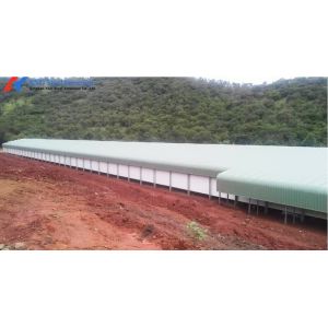 Prefabricated Lightweight Steel Structure Chicken House Shed with ISO9001 CE