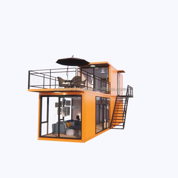 Hotel Prefab Modular Steel Container Homes Sentry Box Mobile Container House 20ft 40ft