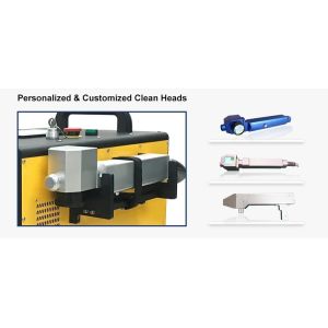 Handheld 60W, 120W Laser Cleaning Removing Machine Metal Rust Oxide Painting