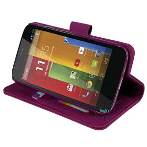 new arrival pu leather case for moto G/ pc cell phone case for moto G