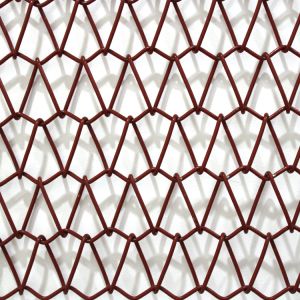 Decorative Ss304 Architectural Metal Mesh Spiral Weave Wires Conveyor Belt