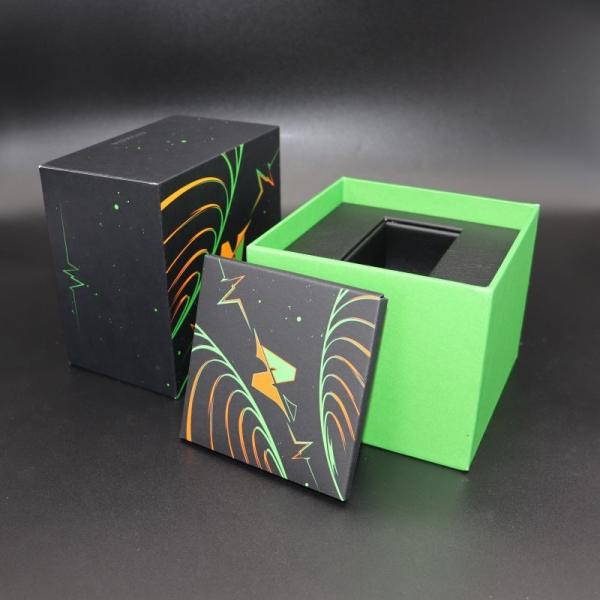 Quality Spot UV Printing Custom Watch Packaging Box 12.5x12.5x10.5CM wholesale