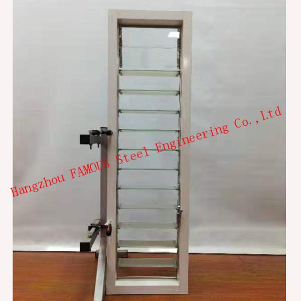 Quality PVDF Surface Aluminium Glass Shutter Ventilated Adjustable Louver Jalousie wholesale