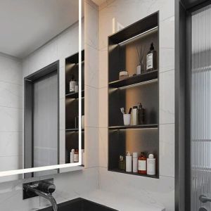 Rectangle Stainless Steel Wall Niche 201 304 Metal Shower Niche