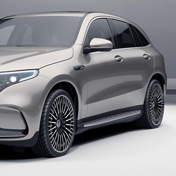 Cast Gloss Black 5x112 8J 21 Inch Alloy Wheels For EQC SUV N293