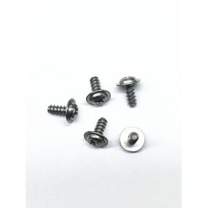 Zinc Nickel Alloy Phillips Screws Built In Cushion Screw Round Head With Self
