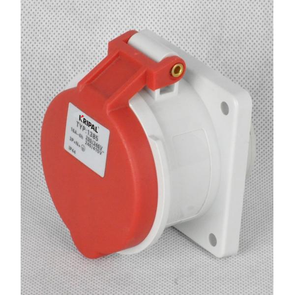 IP44 Protection Grade Industrial Power Socket / 32 Amp Industrial Socket