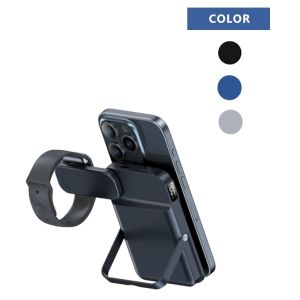 Magsafe Magnetic 3 In 1 Wireless Charger Portable Folding For Travel