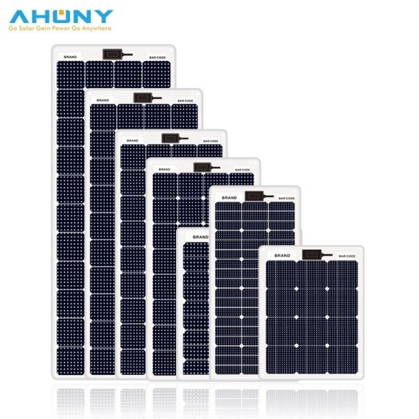 80w Mono Rigid Sunpower Bifacial Solar Panels Transparent Solar Panel High