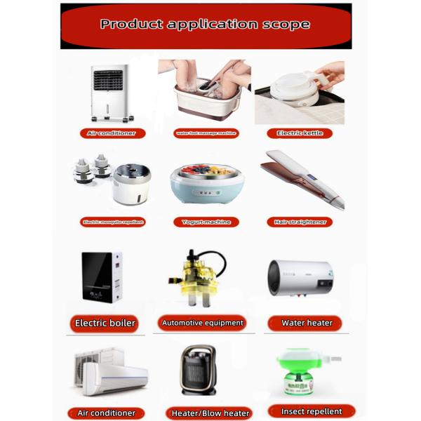 3.7V~220V Ceramic Heating PTC Thermistor Silver Electrode Constant Temperature Heating Plate