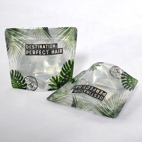 Quality Biodegradable PLA plastic bags 4 oz k stand up pouch metallic foil bag with window doypacks wholesale