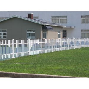 China Powder Coated Tube Colorful Decorative Aluminum Fencing 16*16mm Picket 8ft Height on sale