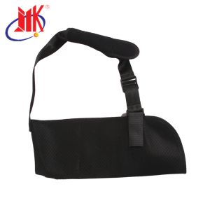 Medical Arm Support Brace Black Customized Logo Long - Term Usage Adjustable