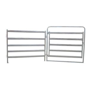 China Rigid Lightweight Farm Cattle Panels Stand Alone Type Green Painting on sale
