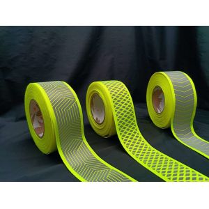 lightweight Cotton Webbing With Reflective Heat Transfered On