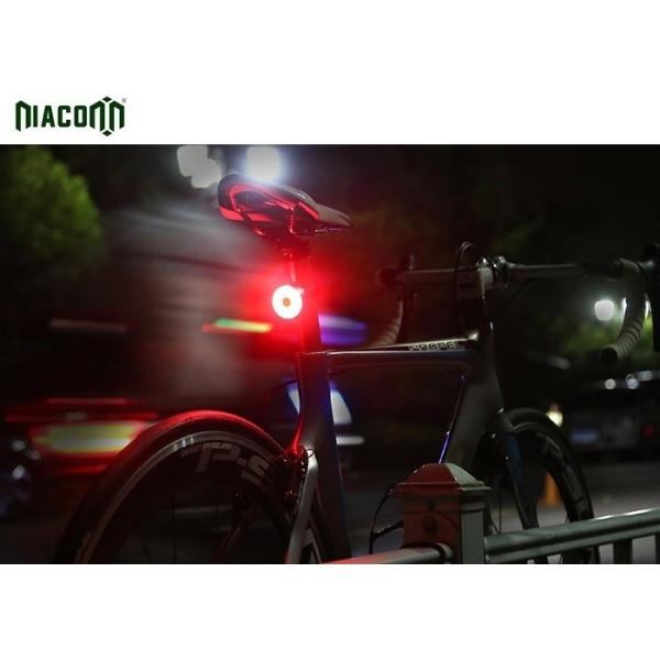 Quality 20-80lm Rechargeable Led Bike Lights Multifunction For Tail Light wholesale