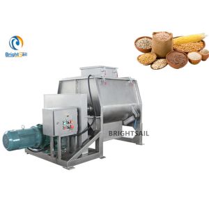 Industry Grain Powder Machine Mixing Rice Husk Corn Flour Double Paddle Mixer