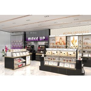 Les Classiques Black Series Cosmetic Display Case - Black & Gold