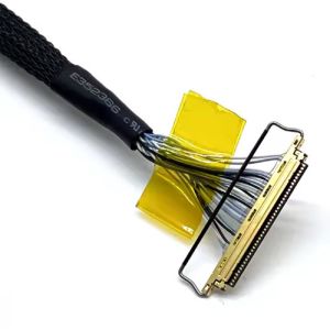 China Custom LVDs Wire Harness Electronic Connector LCD Cable Assembly for Display Panel Electronic Application on sale