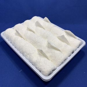 Bleached Jacquard Hand Towels