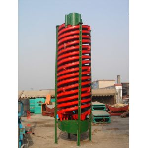Red Mining Ore Dressing Equipment Spiral Chute Separator Diameter 1200mm 900mm