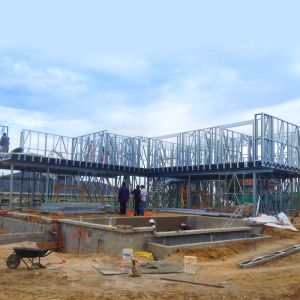 Modular Prefabricated Villa Modern Light Steel Prefab House Galvanized Steel