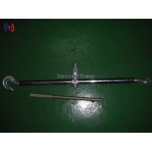Dual-Hook Steel Turnbuckle 5-100KN for Power Line Construction
