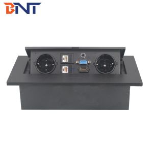 BNT Conference hidden table type tabletop EURO power pop up socket For Germany