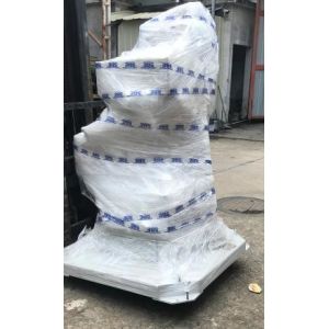 Vertical Glass Edging Machine with 1700*1000*1600mm Size and Round Corner