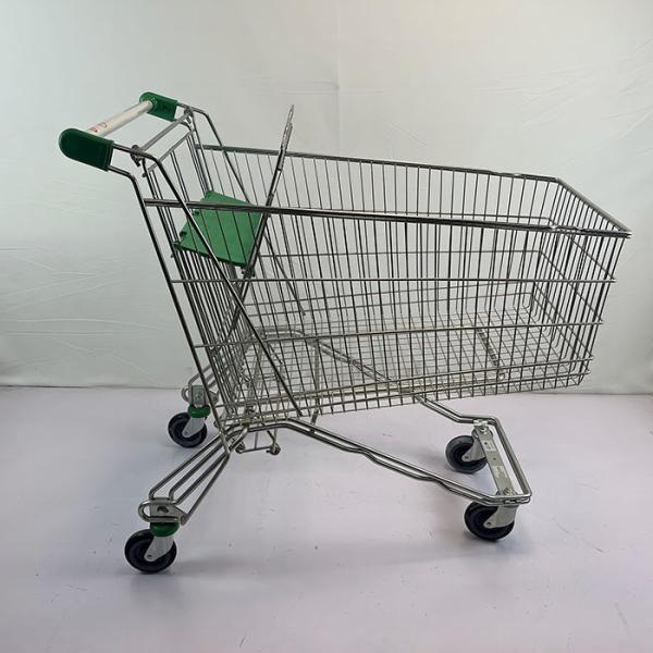 Q195 210L Russian Trolley Asian Standared Type Supermarket Shopping Cart Grocery