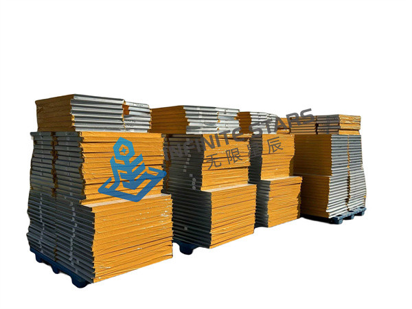 Customized Rock Wool Sandwich Board Heat Insulation Moisture Proof Sound