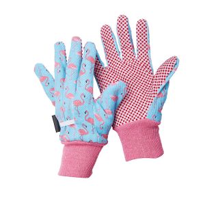 Safety Cotton Knitting Gardening Gloves with Cotton Material and Anti-slip