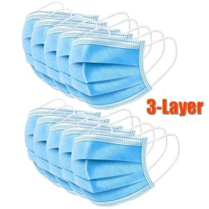Nonwoven Fabric Disposable Protective Face Dust Mask Civil Use Eco Friendly