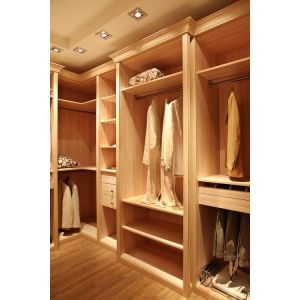 Cheap Home Laminated Particle Board Cabinets / Finished White Melamine Bedroom Furniture for sale