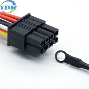 Molex 4.2mm 5557 2*4 8 Pins Custom Wire Harnesses and Cables With M4 Circular