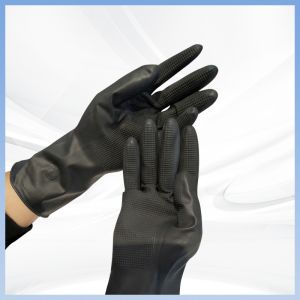 China CE FDA Textured Synthetic Latex Gloves Disposable Medical Gloves on sale