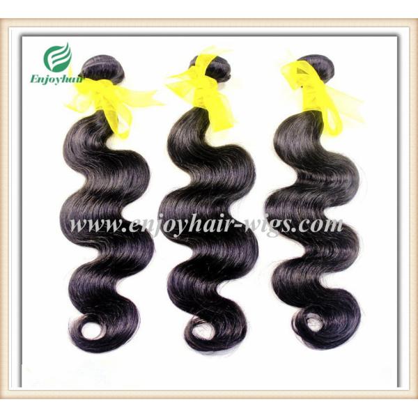 Brazilian 5A virgin remy hair weave ,natural color(can be dye) body wave 10''-26