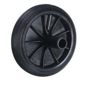 OEM Trash Can Replacement 200mm Rubber Garbage Bin Wheel