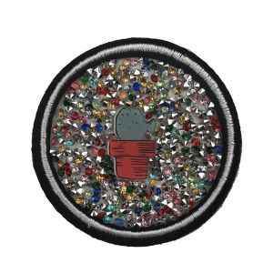 China Hot Drilling Rhinestone Applique Patches For Shoes , Decoration on sale