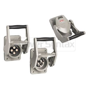 PowerSyntax Shore Power High Current Industrial Panel Mounted Male Socket 4P