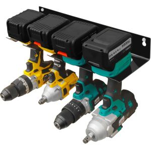 Wall Mount Drill Holder for White Power Tools Customized Instruction for Quick