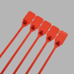 China Customized Tamper Proof Plastic Seal Security Tags For Shoes And Clothing on sale