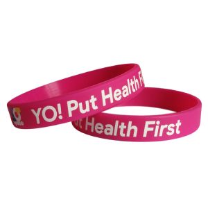 Custom Colourful Sport Debossed Rubber Wristband ,imkgift Debossed Silicone