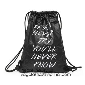 China Drawstring Backpack - Tyvek Bag Paper bag,Waterproof Tyvek Bag for Gym or Travel, Inside Zippered Pocket Backpack Colorf on sale
