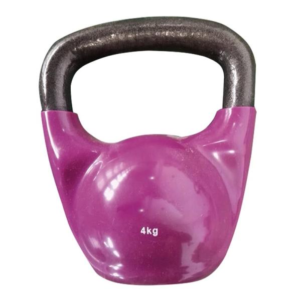 Colorful Iron Sport Kettlebell 20kg Vinyl Coated Kettlebell Cross Fit Training
