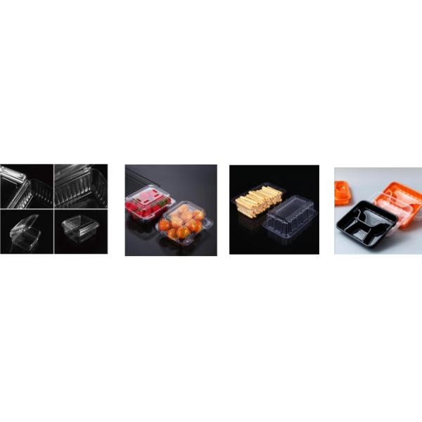 PET Plastic Food Containers Pressure Thermoforming Machine