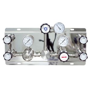 Semi - Automatic Changeover Manifold With 1/4" NPT Thread For Laboratory